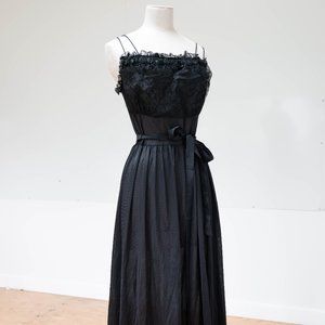 Vintage Kickernick Long Black Nightgown